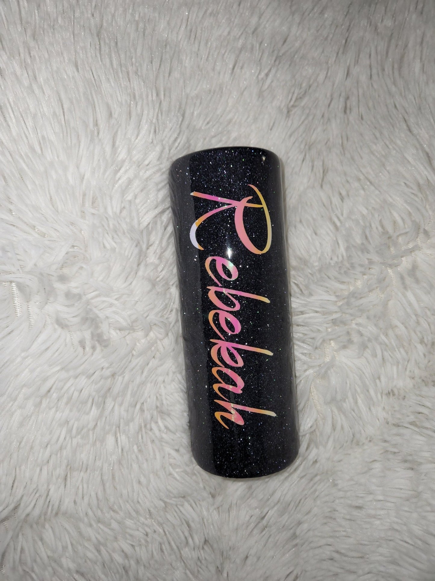 Custom Glitter Name Tumbler