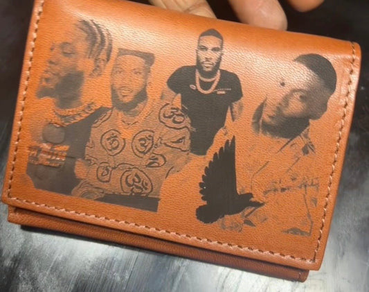 Engraved photo wallets (for him and her)