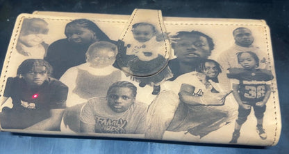 Engraved photo wallets (for him and her)